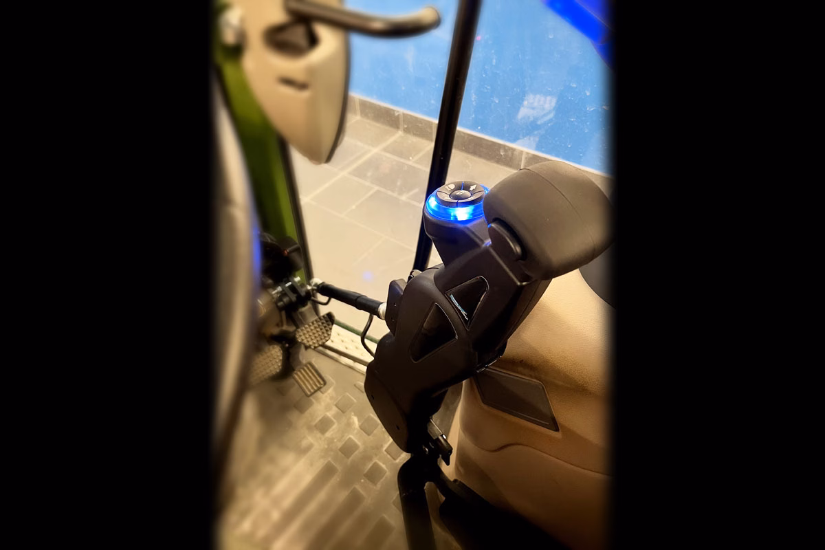 Χειριστήριο φρένου/γκαζιού push-pull EASY DRIVE 5 EASY DRIVE μηχανικό — λεπτομέρεια λαβής