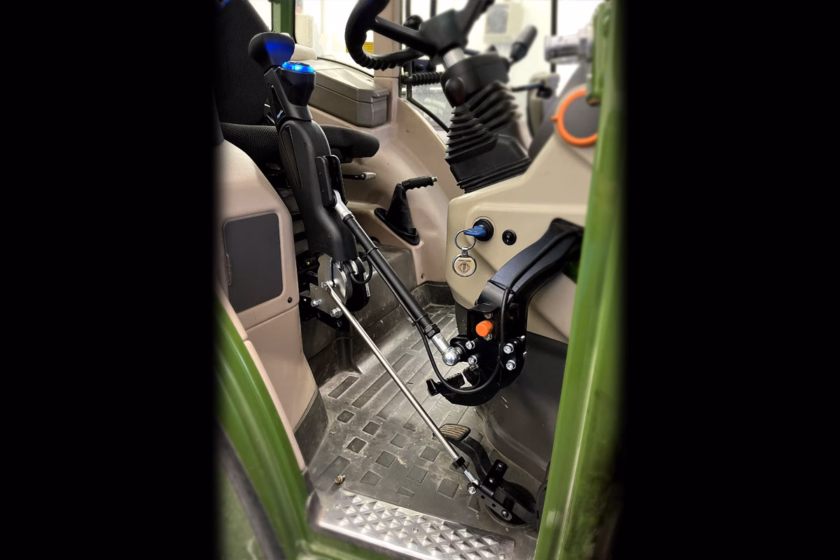 Χειριστήριο φρένου/γκαζιού push-pull EASY DRIVE 7 EASY DRIVE μηχανικό — ο μοχλός αναδιπλωμένος